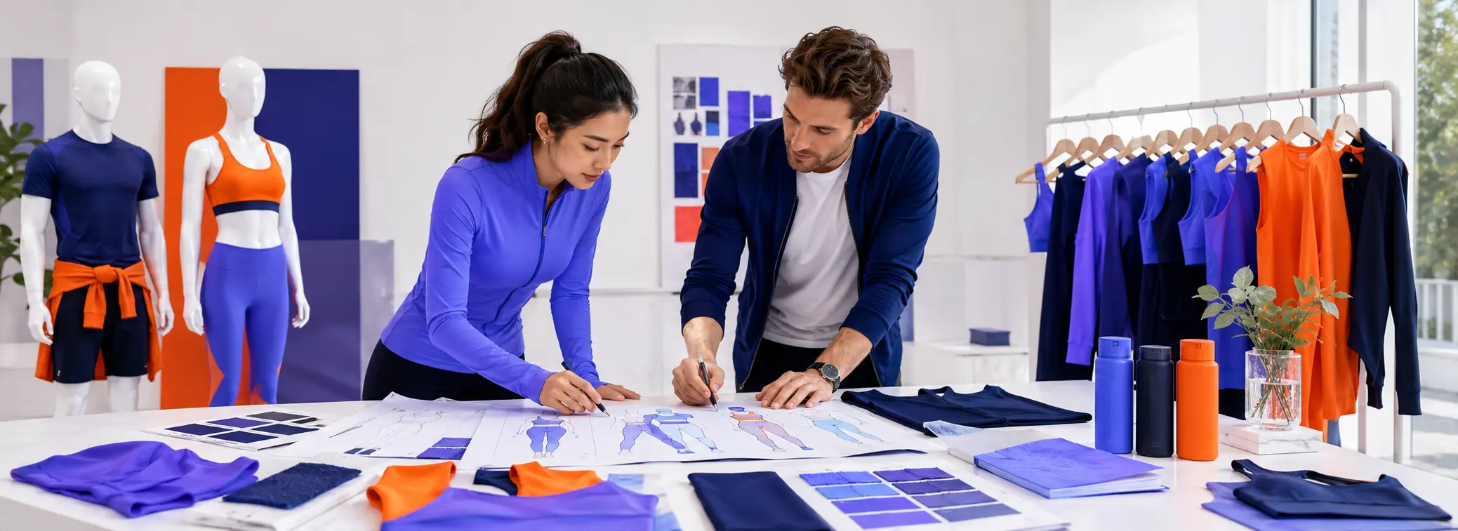 Custom activewear product design and development.